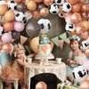 OuMuaMua Cowgirls Western Party Decorations, 68Pcs Cow Print Balloons Kit, Pink Coffee Rose Gold Cow Balloons for Girls Party Baby Shower Western Farm Birthday Party Supplies, 12 Inch