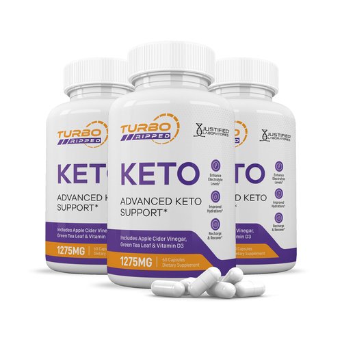 (3 Pack) Turbo Ripped Keto ACV Pills 1275MG Keto Support Blend Capsule Alternative to Keto ACV Gummies Formulated with Apple Cider Vinegar Extra Virgin Olive Oil Powder Green Tea Leaf 180 Capsules