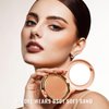 Oulac Matte Bronzer Powder Face Makeup with Mirror - Natural SunKissed Bronzer Look,Highly Pigmented Cream Bronzer, Long Lasting Glow, Easy to Blend, Vegan & Cruelty-Free BS01