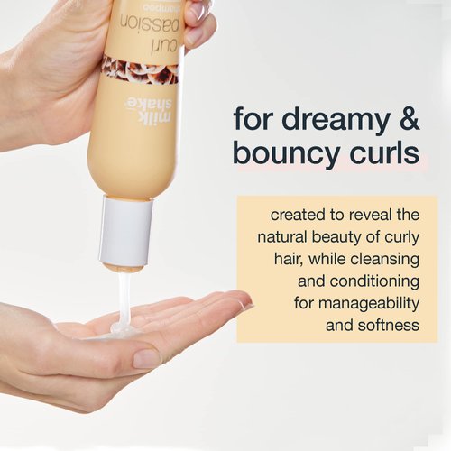 milk_shake Curl Passion Curly Hair Shampoo - SLES Free Shampoo for Curly Hair 10.1 oz