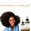 bawku naturals Hair Oil with Authentic Chebe Powder from Chad - Castor, Olive, Lavender & Chamomile for Dry, Damaged Hair & Itchy Scalp (2 ounces)