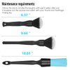 Ultra- Soft Car Detailing Brush Set, Auto Detail Brush Kit for Elegant Surfaces, Interior Exterior No Scratch for Cleaning Air Vent Engine Bay Emblems Dashboard Seat Wheel, Engine, Wheel Nut…