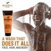 Woody's 2-in-1 Hair Shampoo & Body Wash for Men, All-Purpose Grooming Wash, Refresh & Revitalize, 10 Fl Oz