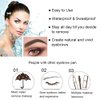 Eyebrow Tattoo Pen, Microblading Eyebrow Pencil, with a Micro-Fork Tip Applicator, Create Natural Looking Eyebrows, Easy to Use and Stays All Day (Chestnut)