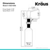KRAUS Kitchen Soap and Lotion Dispenser in Stainless Steel, KSD-43SS