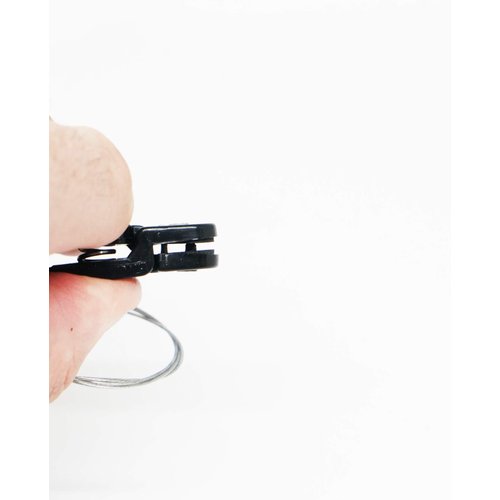 Downrigger Fishing Quick Release Clip with Steel Fishing Line B Shape Pin! (Black - 2 Clips)