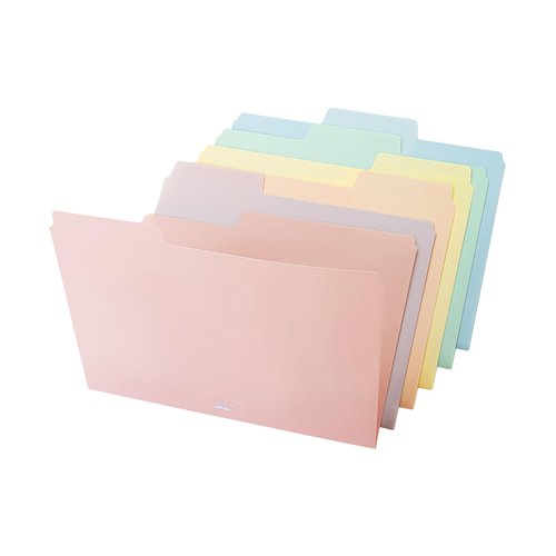 Mr. Pen- Poly File Folders, 1/3 Cut Tab, 6 Pack, Morandi Colors, Letter Size, Colored File Folders, Letter File Folders, Color Folders, Office File Folders, Office Supplies File Folders, File Folder