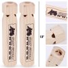 POPLAY 2PCS Wooden Train Whistles, Toy Wood Whistles 4 Tone 7.3" Train Whistle for Kids Birthday Party Favors Carnival Prize