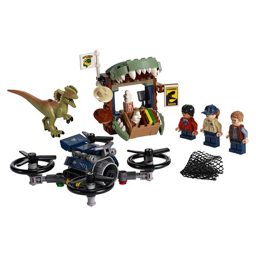 LEGO Jurassic World Dilophosaurus on The Loose 75934 Building Kit (168 Pieces)