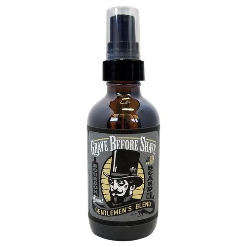 Grave Before Shave™ Gentlemen's Blend Beard Oil (Bourbon/Sandal Wood Scent) 4 oz. BIG BOTTLE