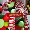 Bonropin Christmas Balloon Garland Arch kit with Xmas Red Gold Dark Green Balloon Fresh Green Balloon and Candy Balloons Gift Box Balloons Red Star Balloons Rich for Christmas Party Decorations
