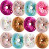 Bedwina Plush Donuts with Sprinkles - (Pack of 6) 1 Dozen Stuffed Donut Pillow Toy Party Favors, Donut Party Supplies Decorations and Stocking Stuffers for Kids