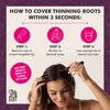 Style Edit Root Touch Up Stick for Medium Brown Hair, Root Concealer for Gray Hair Coverage, Temporary Hair Color, Premium Hair Shading Sponge Pen, Hair Makeup Root Cover Up, 0.11 oz Stick