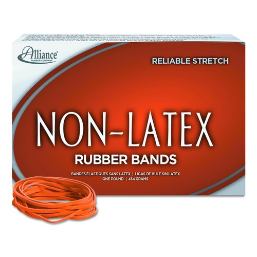 Alliance Rubber Non-Latex Rubber Bands - Size #33, Orange, 720/BX (37336)