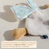 Veronea Helga The Goose, Pacifier Holder, Security Blanket Lovey, Infant Stuffed Toy, 9.8 Inches (Pack of 1) (Cannoli Cream)