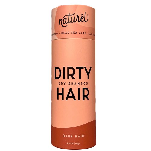 NATURL Dry Shampoo Volumizing Powder for Oily, Dark Hair | Non Aerosol, Oil Absorbing, Travel Size, Vegan, Talc Free, Aluminum Free | Grapefruit Scent | 2.6 Ounces