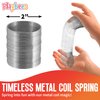 Playbees Metal Coil Spring Walking Toys 2" - Set of 4 - Ideal for Kids Teens & Adults Novelty Prize Party Favor Great for Classroom Games Travel Activities Slinky Toy for Fun Deter Squirrel and Pests