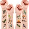 108 PCS T Rex Dinosaur Temporary Tattoos Birthday Party Decorations Favors Supplies Decor 3D Tyrannosaurus Rex Dino Trex Cute Stickers For Toddller Boys Girls Gift School Prizes Rewards