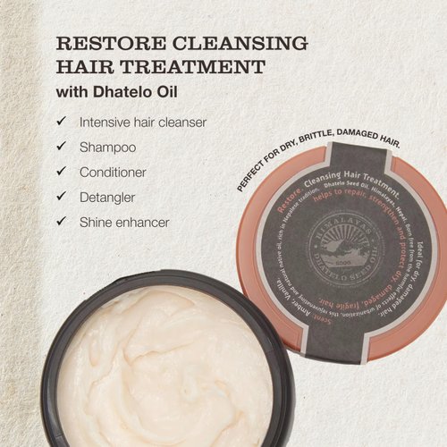 Tweak’d by Nature - Restore Cleansing Hair Treatment, Hair Mask for Damaged Hair, 5-in-1, Strengthens and Nourishes Dry Hair for Silky and Soft Feel, Cruelty Free (8 ounces)