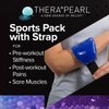 TheraPearl-14070 Color Changing Reusable Hot Cold Pack with Strap, Sports Size Ice Pack with Gel Beads, 11" x 4.5"