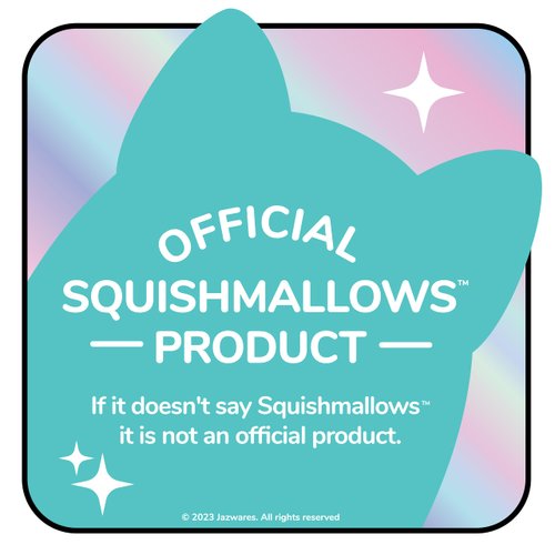 Squishmallows Original 5-Inch Samir Blue Whale with Tan Bucket Hat - Official Jazwares Plush (Little)