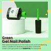 modelones Neon Green Gel Nail Polish, 1 Pcs 15 ML Bright Green Gel Polish Soak Off U V LED Nail Polish Nail Art Starter Manicure Salon DIY at Home