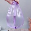 Kitchen Garbage Bags and Purple Trash Bag, 100 Counts 4 Gallon 45x60Cm Kitchen Small Trash Bags with Handles for Bathroom, Contractor Bags (100pcs Purple 45x60CM)