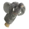 Aurora® Interactive Hand Puppet Elephant Stuffed Animal - Storytelling Adventures - Playful Learning - Gray 10 Inches