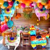 KatchOn, 4Pcs Llama Balloons for Birthday Party - Giant 39 Inch | Llama Birthday Balloons for Llama Birthday Decorations | Alpaca Foil Balloons for Fiesta Party Decorations | Llama Party Decorations