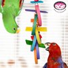 Super Bird Creations SB50028 Braided Polly Rope - Ideal for Making Bird Toys & Crafting - Hollow & Polly Rope, Polyethylene Rope - 1/8" Diameter and 500 Meters Long - Ideal for Parrots - Vibrant Green
