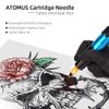 Tattoo Cartridge Needles, ATOMUS 10pcs 7M1 9M1 11M1 13M1 15M1 Disposable Tattoo Needle for Pen Rotary Machine Tattoo Supplies (Yellow 11M1 10pcs)