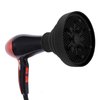 Silicone Hair Dryer Diffuser Collapsible 6 Colors Available Portable Hair Salon Tools for Home and Travel (Black)