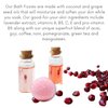 Vitabath Pomegranate Bellini Blush Bath Fizzies with Epsom Salt Relax Nourish Unwind Body & Mind Calming Aromatherapy for Muscle Soreness & Reviving Skin Nourishment - 6 Count