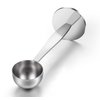 WILLIZTER Two-in-One Stainless Steel Coffee Scoop Tamping Dual-Purpose Coffee Spoon Powder Hammer Tamper Multi Function Spoon Holder Coffee Tools for Measuring and Tamping