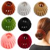 7PCS Birds Nest Hair Clip Hair, Women Hair Bun Maker Lazy Hair Holder for Women and Girls retractable folding hairpin Bun Clips for Thick Thin Hair