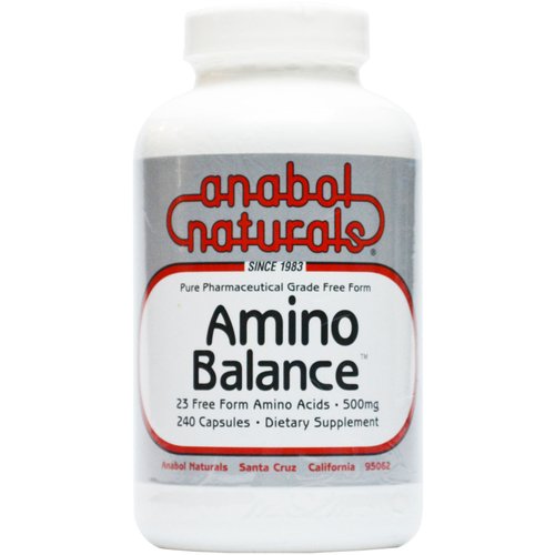 Amino Balance 240 caps, Amino Energy Supplement, Complete 23 Freeform Amino Blend Formula with BCAA’s, 9 Essential Amino Acids EAA’s for Sports Nutrition, Post Workout Muscle Recovery