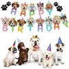 Dog Birthday Decorations, Lets Pawty Birthday Decorations Girl, Dog Birthday party Supplies Include Puppy Dog Happy Birthday Banner, Dog Balloons, Paw Print Balloons, Cake Toppers