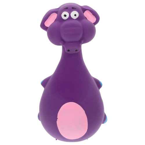 Cabilock Squeaky Dog Toy Puppies Elephant Shaped Interactive Dog Toy Teeth Cleaning Boredom Relief Dog Toys Aggressive Chewers