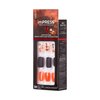 KISS imPRESS Limited Edition Halloween Press-On Nails, Glow-In-The-Dark, PureFit Technology, ‘Hey boo-tiful’, with Prep Pad, Mini File, Cuticle Stick, & 30 Fake Nails