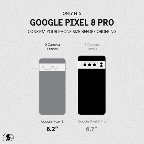 Pelican Google Pixel 8 Pro Camera Lens Protector [2023] 9H Tempered Glass - Durable Anti-Scratch Technology & Anti-Shatter Materials - Ultra HD View w/Night Shooting & Case Friendly, Easy to Install