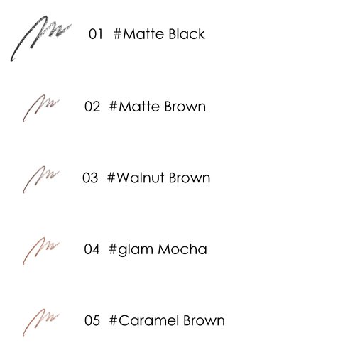 lilybyred STARRY EYES am9 to pm9 SLIM GEL EYELINER (03 Walnut Brown) Ultra-Slim 2mm Precision,Long-Lasting All-Day Wear