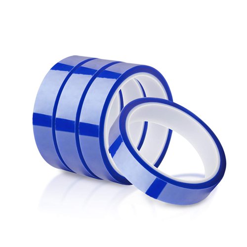 PYD Life 0.8 Inch x 108 Ft Sublimation Blanks Thermal Tape,Heat Tape,High Temp Tape,Up to 250℃(480℉) for Tumbler Sublimation Print,Heat Transfer Tape,Heat Vinyl Press Tape (4, Blue, 0.8" x 108')