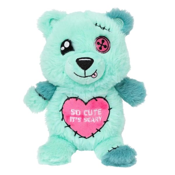 Fuzzyard Deaddy Bear Scary Cute Dog Toy Premium Halloween Plush w/Squeaker Washable