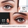 2 Pack 4D Silk Fiber Lash Mascara, Waterproof Very Black Long Lasting Mascara, Lengthening Lifting Multiplying Curling Natural Eyelash Primer Brush, Thickening Softer Lasting All Day, 2 Tube