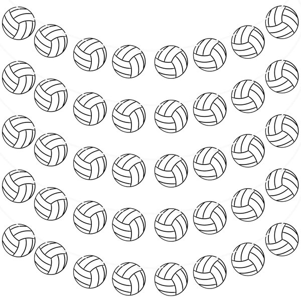 5 Pieces Volleyball Party Decorations Volleyball Party Supplies Softball Party Banners Volleyball Bunting Hanging Banners Volleyball Paper Garlands for Sports Theme Birthday (Volleyball Style)