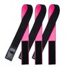 3Pcs Elastic Bands for Wigs: Lace Melting Front Wig Grip, Baby Hair Control, and Edge Laying Headband, Pink + Black, Wig Accessories