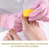 ForPro Professional Collection Ultra Gold Buffing Block, 240 Grit, Four-Sided Manicure & Pedicure Nail Buffer, 3.75" L x 1" W x 1" H, 20-Count