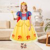 Meland eland Princess Dresses for Girls, Princess Dress Up for Girls 3-8 Princess Costume for Girls Birthday Gift Halloween Costume