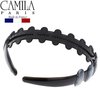 Camila Paris MP854 French Headband for Women, Strong Hold Grip Women's Hair Band, Very Flexible, No Slip and Durable Styling Girls Hair Accessories, Made in France with Cellulose