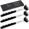 Yexixsr 3 Pack Back Scratcher Extendable Metal Portable Back Scratcher for Men Women Adults, Telescoping Back Massager with Rubber Handles, Stocking Stuffers Gadgets
